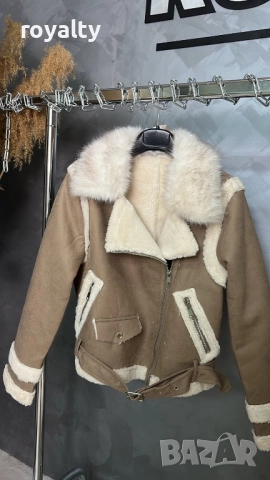 🧥 Дамско яке с каракул 💫, снимка 10 - Якета - 52186984