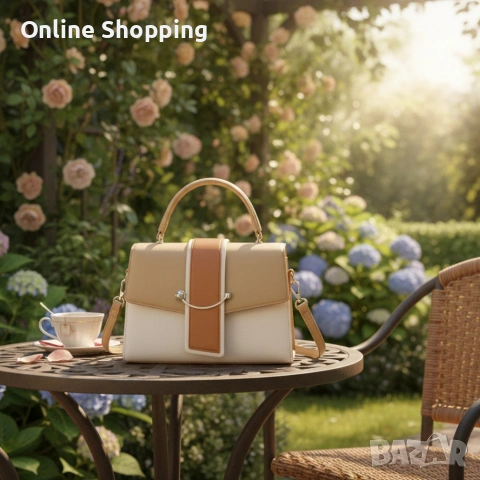 Елегантна дамска чанта в 7 цвята - компактна и стилна за всеки повод, снимка 7 - Чанти - 53270621