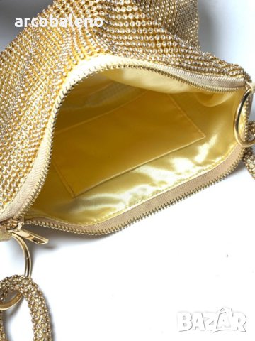 Ръчно изработена нова дамска диамантена чанта, 3цвята - 024, снимка 8 - Чанти - 42008312