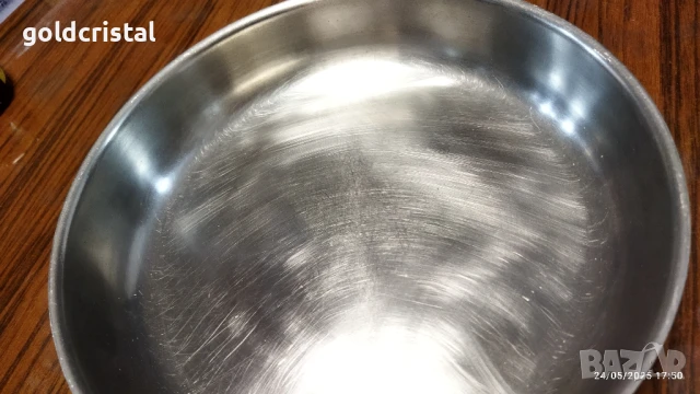 стара българска алпака тава , снимка 4 - Антикварни и старинни предмети - 50477600