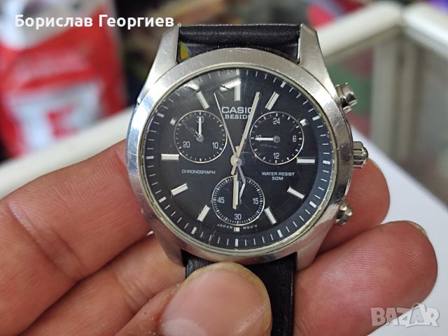 Кварцов часовник casio beside bem-503, снимка 3 - Мъжки - 40565598