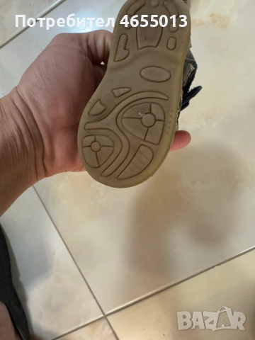 ПОДАРЯВАМ - Детски тъмно сини сандали 20-Номер 12см.-Стелка, снимка 4 - Детски сандали и чехли - 52476296