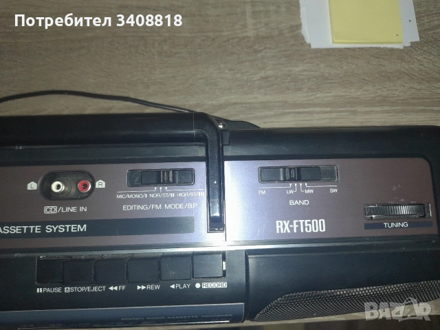 Касетофон Panasonic RX-FT500, снимка 4 - Радиокасетофони, транзистори - 53407557