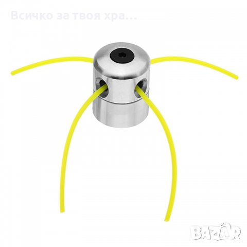 Алуминиева глава (с парченца корда) за храсторез,тример, снимка 4 - Градинска техника - 32206054