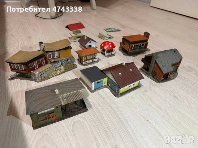 H0 къщи ландшафт за влакови диорами 1:87 , снимка 3 - Колекции - 53563655
