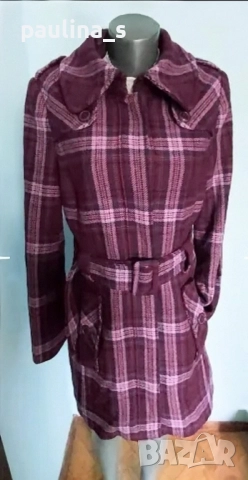 Два различни броя / Уникално Винтидж Вълнено палто "EDC" by Esprit , снимка 14 - Палта, манта - 48424841