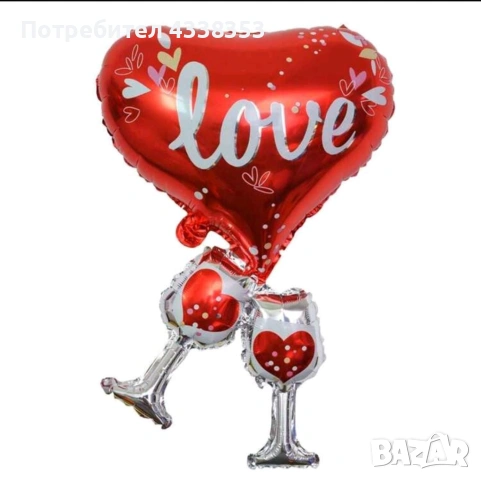 Балони Романтика 1€~5€, снимка 3 - Декорация за дома - 53442981