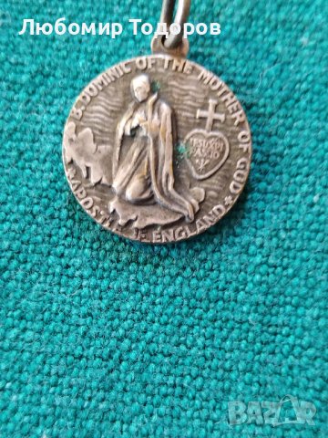 Сребърен медальон, снимка 3 - Други ценни предмети - 39112185