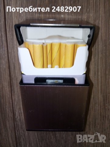 Метална кутия за цигари, снимка 5 - Табакери - 44010906