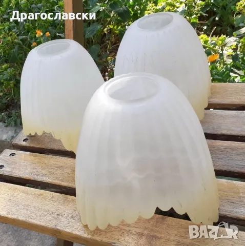 Разни абажури, стъклени и други: абажур от метал, стар, абажури, метал, стъкло, снимка 10 - Други - 42511729