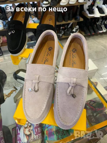 Loro Piana Дамски Обувки Естествен Велур - Налични Различни Цветове Код D2302, снимка 2 - Дамски ежедневни обувки - 49538561