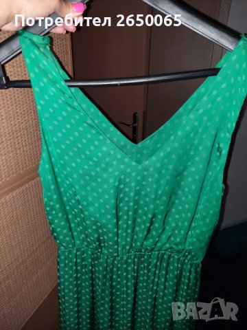 Орг.дълга ефирна рокля коприна Vila S размер, снимка 1