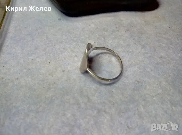 СТИЛЕН ВИНТИДЖ АРТ СРЕБЪРЕН ПРЪСТЕН СРЕБРО 925 КРАСИВА РЪЧНА БИЖУТЕРСКА ИЗРАБОТКА 13701, снимка 14 - Пръстени - 49606423