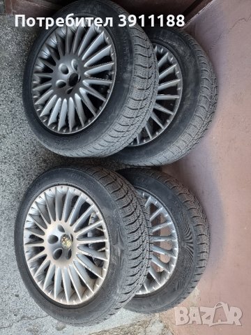 джанти R17 със зимни гуми за алфа159 225/50 R17, снимка 3 - Гуми и джанти - 43230300