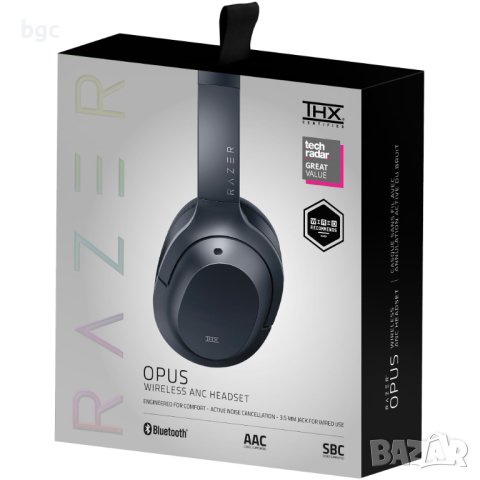 Нови Безжични Слушалки Razer Opus, Advanced ANC, Bluetooth USB-C THX Сертифицирани , снимка 1 - Безжични слушалки - 43293056