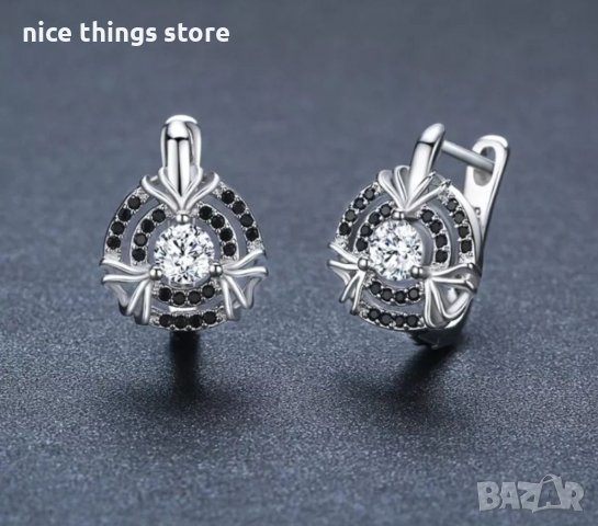 Красиви сребърни обици 26