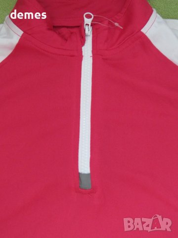 Дамска вело блуза BIKING електрик цвят размер M 40/42, снимка 4 - Спортни екипи - 50609335