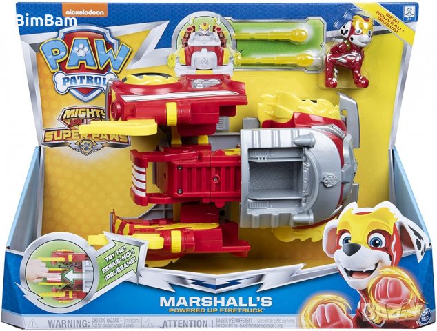 Paw Patrol Marshall's Powered Up Firetruck / Пес Патрул - Маршал