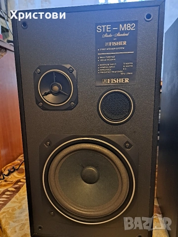 Продавам Hi-FI тонколони FISHER STE-M 82 , снимка 4 - Тонколони - 53497745