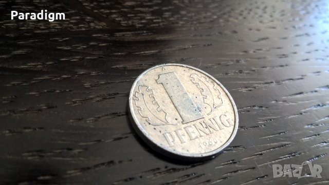 Монета - Германия - 1 пфениг | 1960г.; серия А, снимка 1 - Нумизматика и бонистика - 32807477