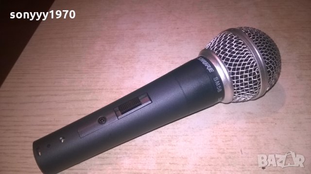 shure sm58-professional microphone-жичен-внос швеицария, снимка 4 - Микрофони - 27643105