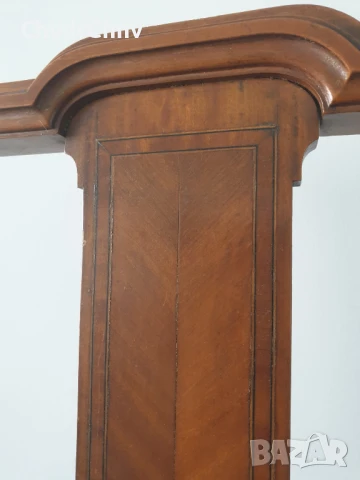 Френски ретро дървен стол с ратанова седалка 95см, снимка 9 - Столове - 50868826