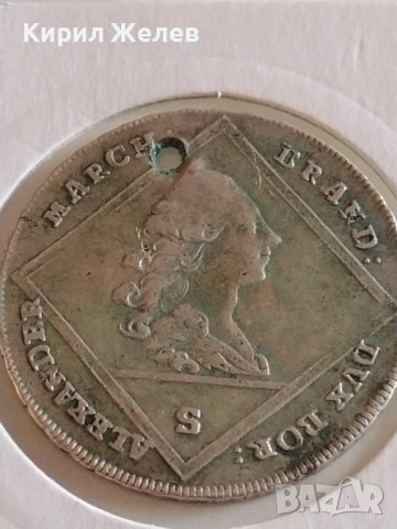 Стара монета 20 кройцера 1770г. ALEXANDER MARCH за КОЛЕКЦИОНЕРИ 43055, снимка 2 - Нумизматика и бонистика - 43950220