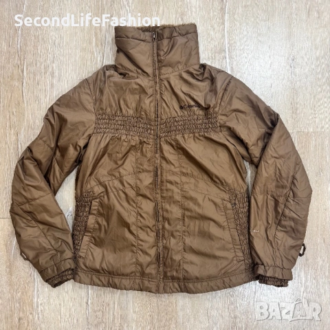 Дамско яке Columbia Interchange Omni-Shield с цип, кафяво, размер M