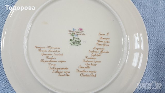 Порцеланови чинии  - Бавария - 16 броя, снимка 9 - Антикварни и старинни предмети - 32891745