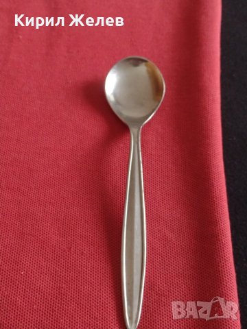 Стара лъжичка за кафе чай от соца за КОЛЕКЦИЯ ДЕКОРАЦИЯ БИТОВ КЪТ 26024, снимка 4 - Други ценни предмети - 43816230