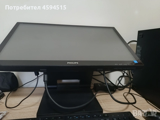 Монитор TN сензорен панел,Philips 222B9T, 21.5" (54.61 cm)Full HD., снимка 2 - Монитори - 53300036