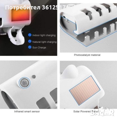 Соларен диспенсър за паста за зъби, снимка 5 - Органайзери - 43316364