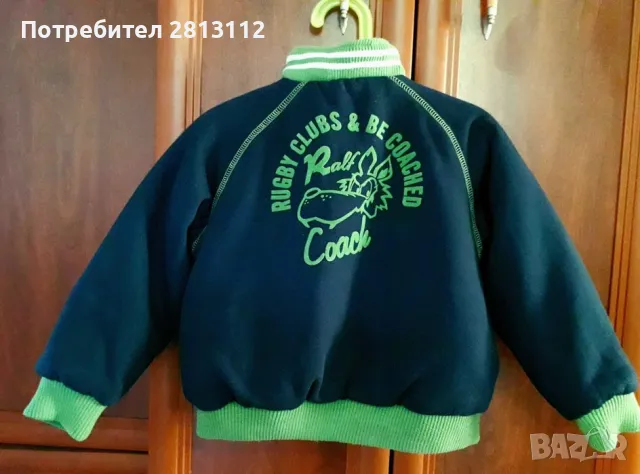 Детско двустранно яке OVIESSE, 2-3 год. , снимка 4 - Детски якета и елеци - 47317867