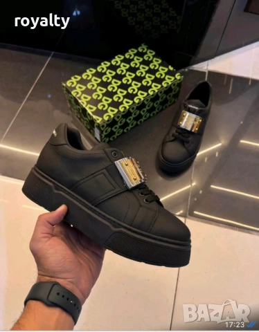 Dolce & Gabbana Черни Мъжки Маратонки 