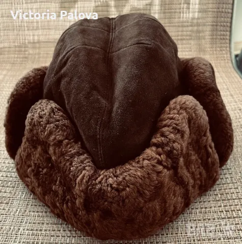 Шапка ушанка естествена кожа, снимка 8 - Шапки - 47727707