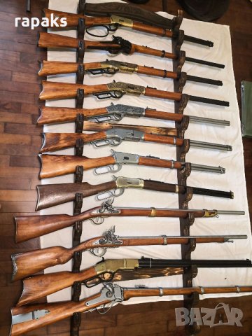 Поставка за стена стойка за оръжие, пушка, пистолет, револвер, автомат, въдици и др., снимка 6 - Колекции - 26991065