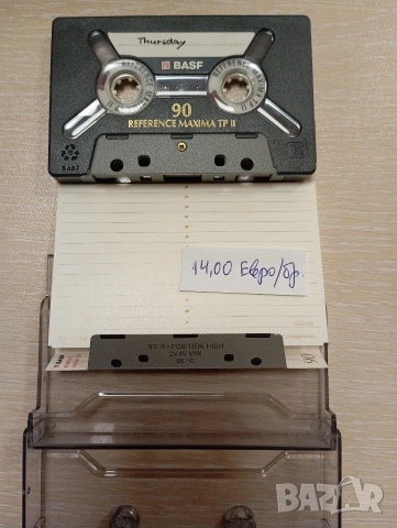 Аудио касети Basf Chrome SuperII 90 Chrome Maxima II 60/90/100 Reference Maxima TP II 90 Chromedioxi, снимка 5 - Аудио касети - 53248749