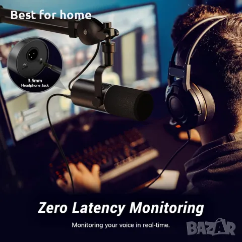 Динамичен микрофон TONOR TD510 USB/XLR, снимка 7 - Микрофони - 50158315