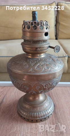 лампа газена месинг за колекционери 