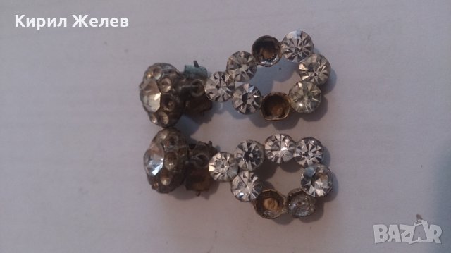 Старинни обеци с полу-скъпоценни камъни -75621