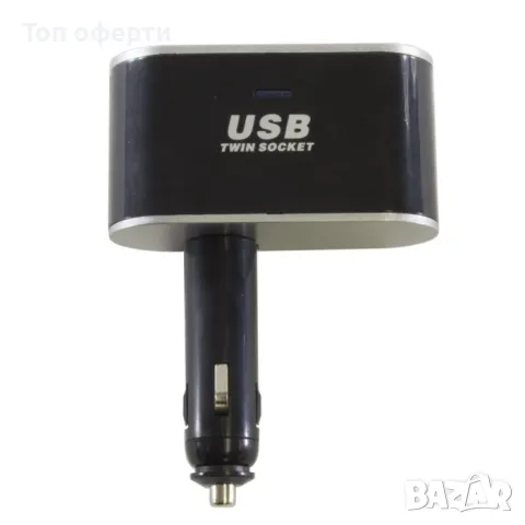 Разклонител за запалка с 2 гнезда и 2 USB - PG151, снимка 2 - Аксесоари и консумативи - 49333656