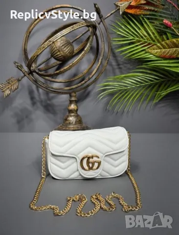 Дамска чанта Gucci в 3 цвята, снимка 5 - Чанти - 49131671