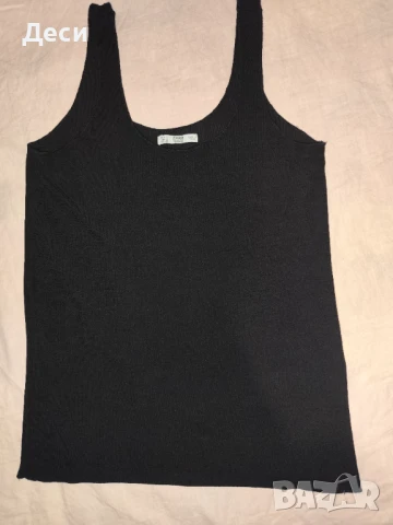 черен потник на Zara, снимка 1