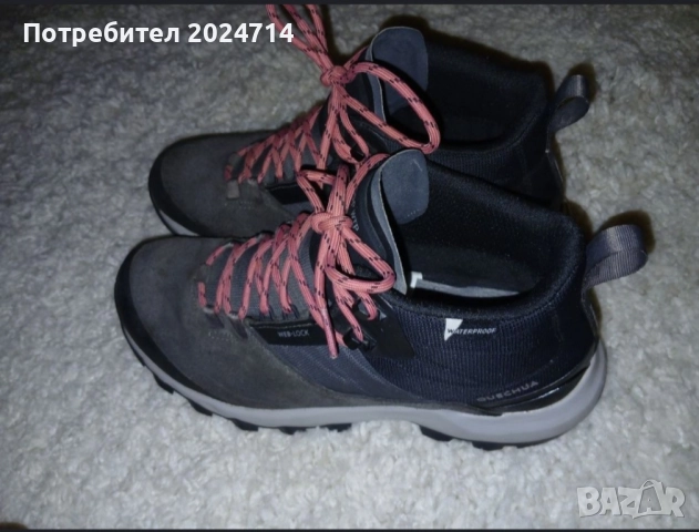 Туристически обувки Quechua 38, снимка 4 - Дамски ежедневни обувки - 52176501