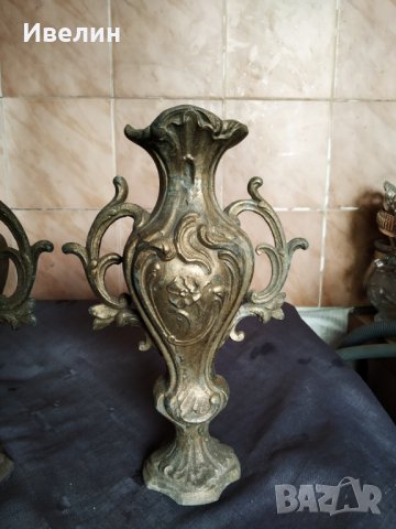 две барокови вази  за декорация, снимка 3 - Антикварни и старинни предмети - 28807925