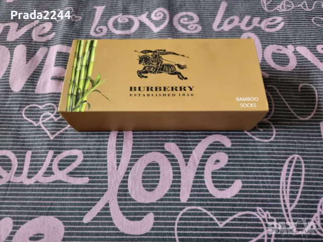 Къси чорапки Бърбъри 6 броя в кутия , снимка 2 - Дамски чорапи - 49990207