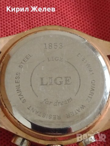 Елегантен дизайн мъжки часовник LIGE for dream 41762, снимка 7 - Мъжки - 43774614