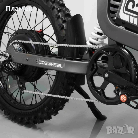 НОВО!! Електрически велосипед Coswheel R19 6000W 72V/40Ah 80км. ч. , снимка 13 - Велосипеди - 53170528