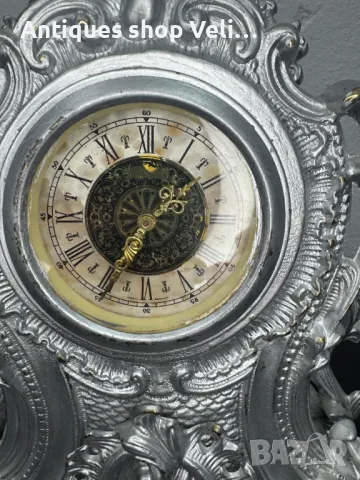 Механичен бронзов часовник №6726 , снимка 2 - Антикварни и старинни предмети - 49749267