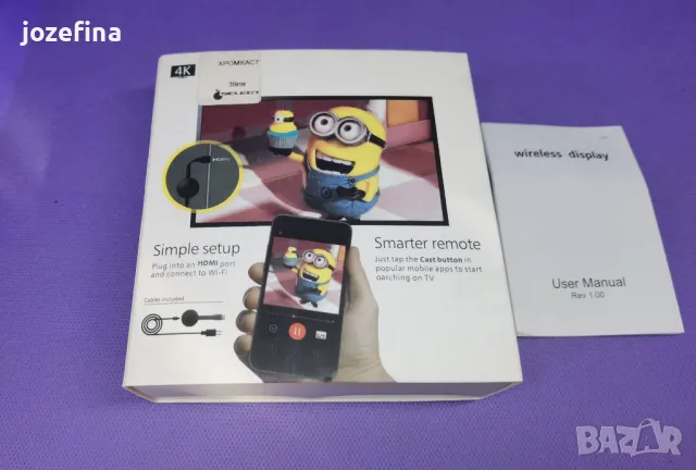 Продавам Anycast (Еникаст) – устройство за безжичен стрийминг към телевизор, снимка 6 - Стойки, 3D очила, аксесоари - 48936844